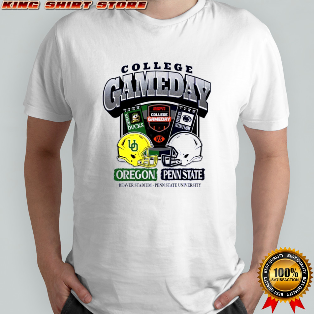 College GameDay Oregon Ducks vs Penn State Nittany Lions football 2025 shirt