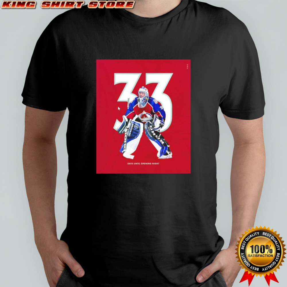Colorado Avalanche number 33 NHL shirt
