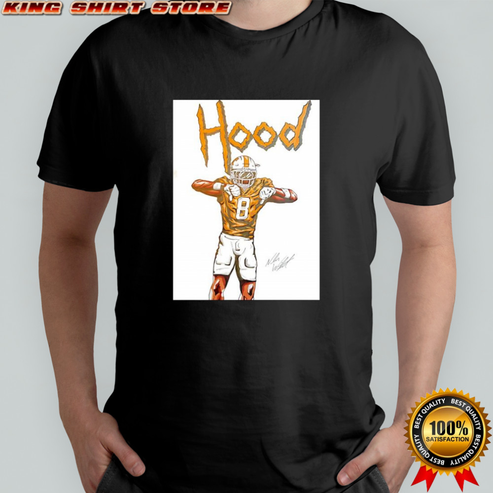 Colton Hood Tennessee Volunteers signature poster shirt