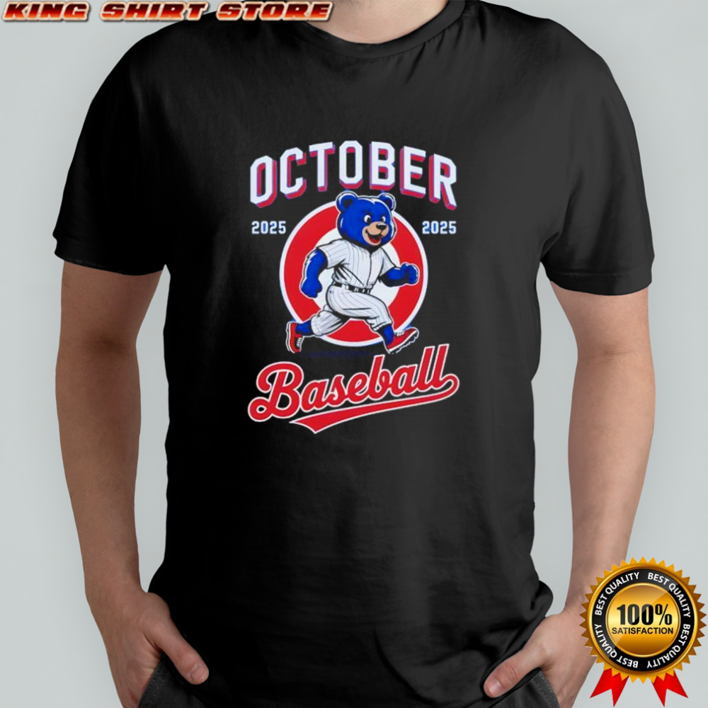 Cubs October Postseason Celebrate Chicago Cubs Playoff Baseball shirt