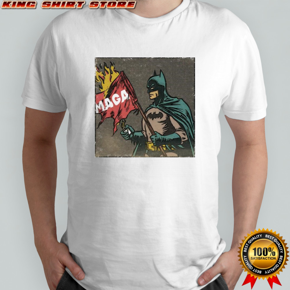 Cult of the Batman MAGA flag graphic shirt