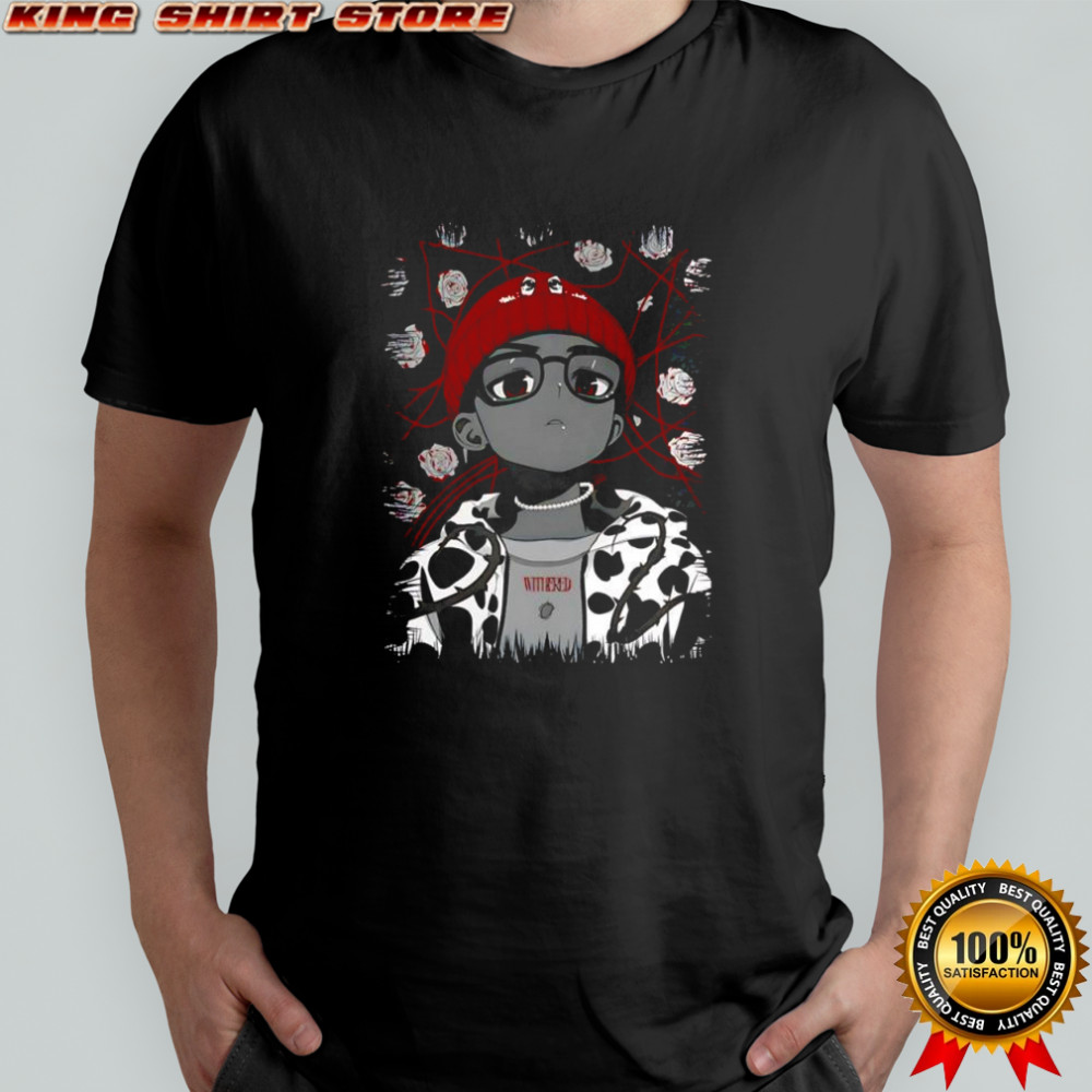 D4vd Withered Kawaii Roses anime shirt
