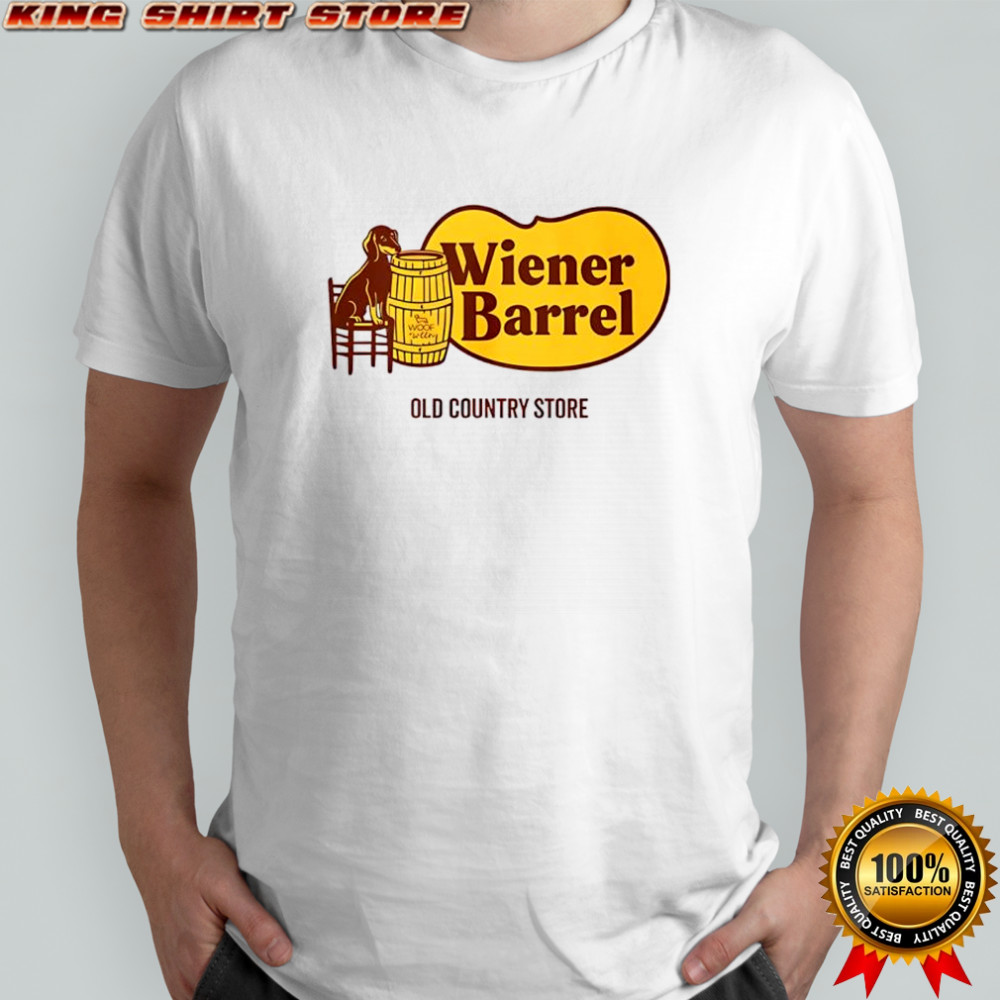 Dachshund wiener barrel old country store shirt