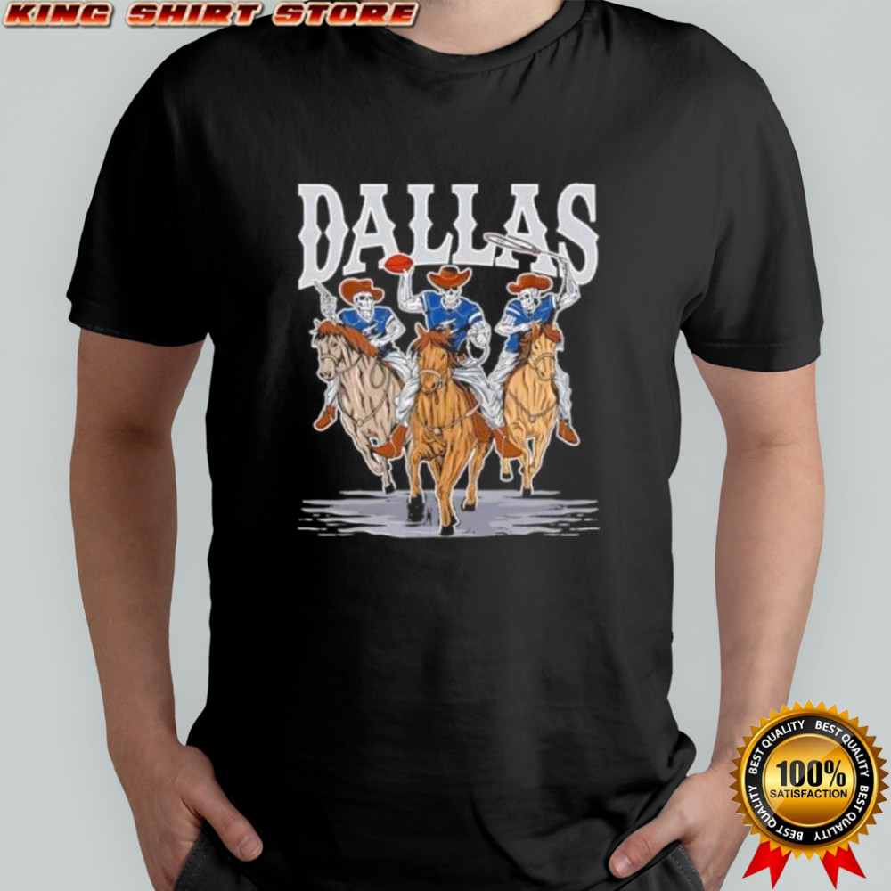 Dallas Cowboys Skeletons on Horses Football shirt