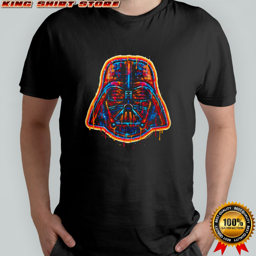 Dark Side Star Wars colorful melting shirt