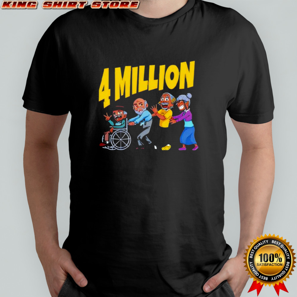 Daydrianharding 4 Million Subscribers Black shirt