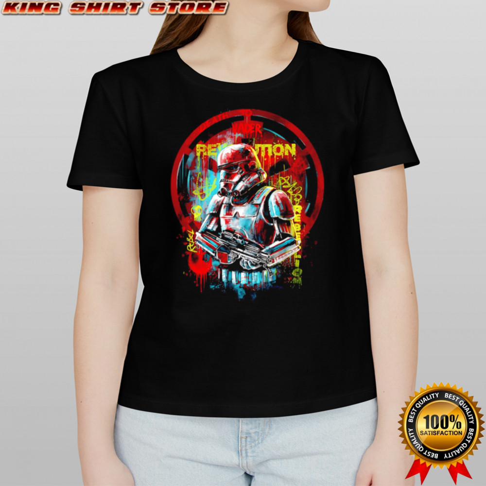 Death To Vader Rebellion Star Wars Stormtrooper Graffiti shirt Death To Vader Rebellion Star Wars Stormtrooper Graffiti shirt