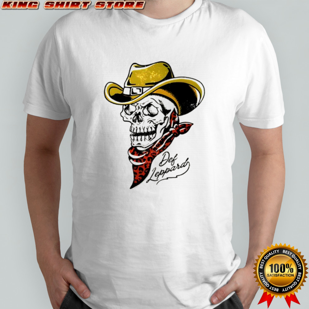 Def Leppard cowboy skeleton basic shirt