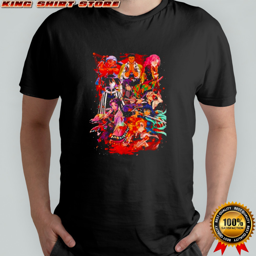 Demon Slayer Infinity Castle 2025 characters shirt
