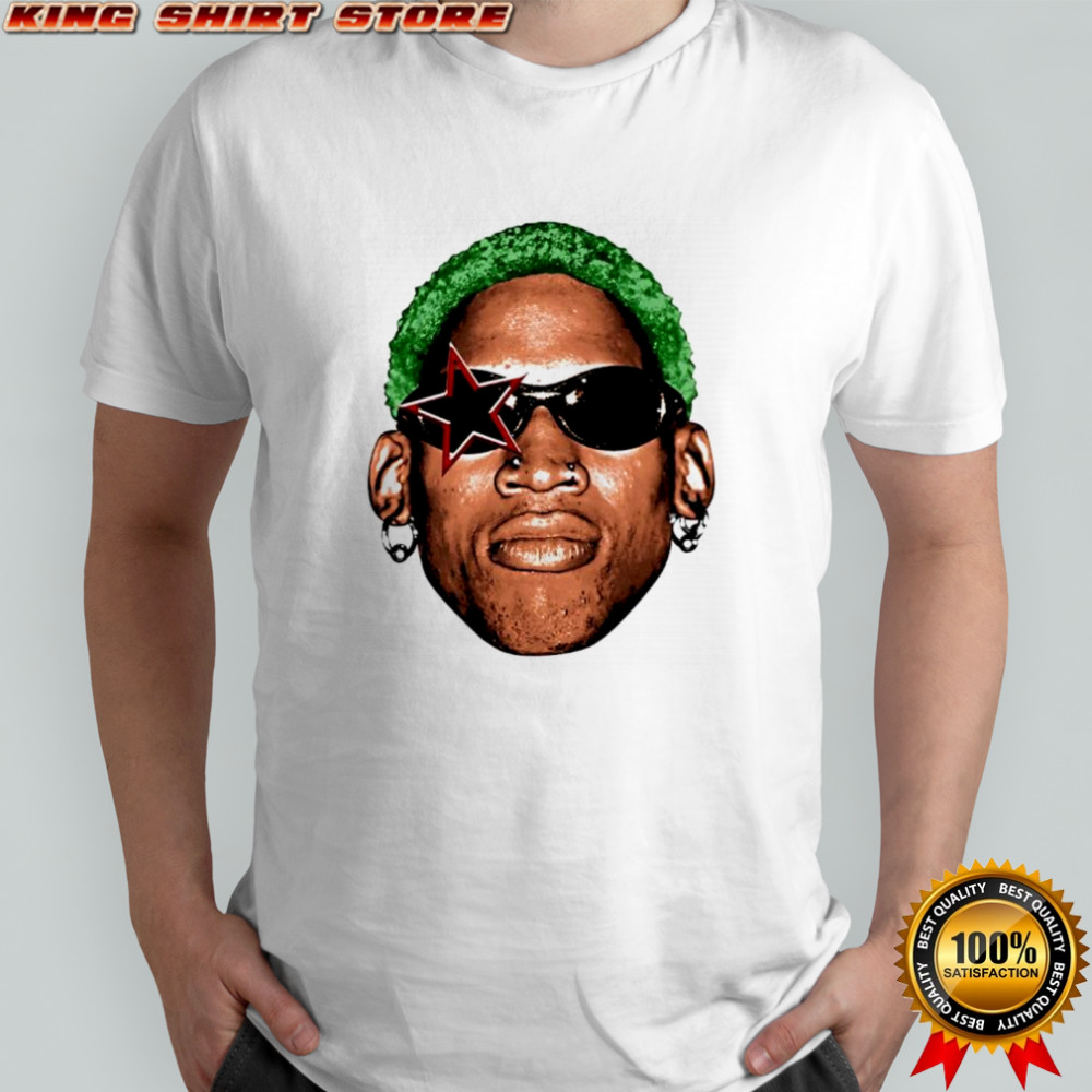 Dennis Rodman big face graphic shirt