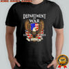 Department of War Eagle with American Flag and Guns Shirt