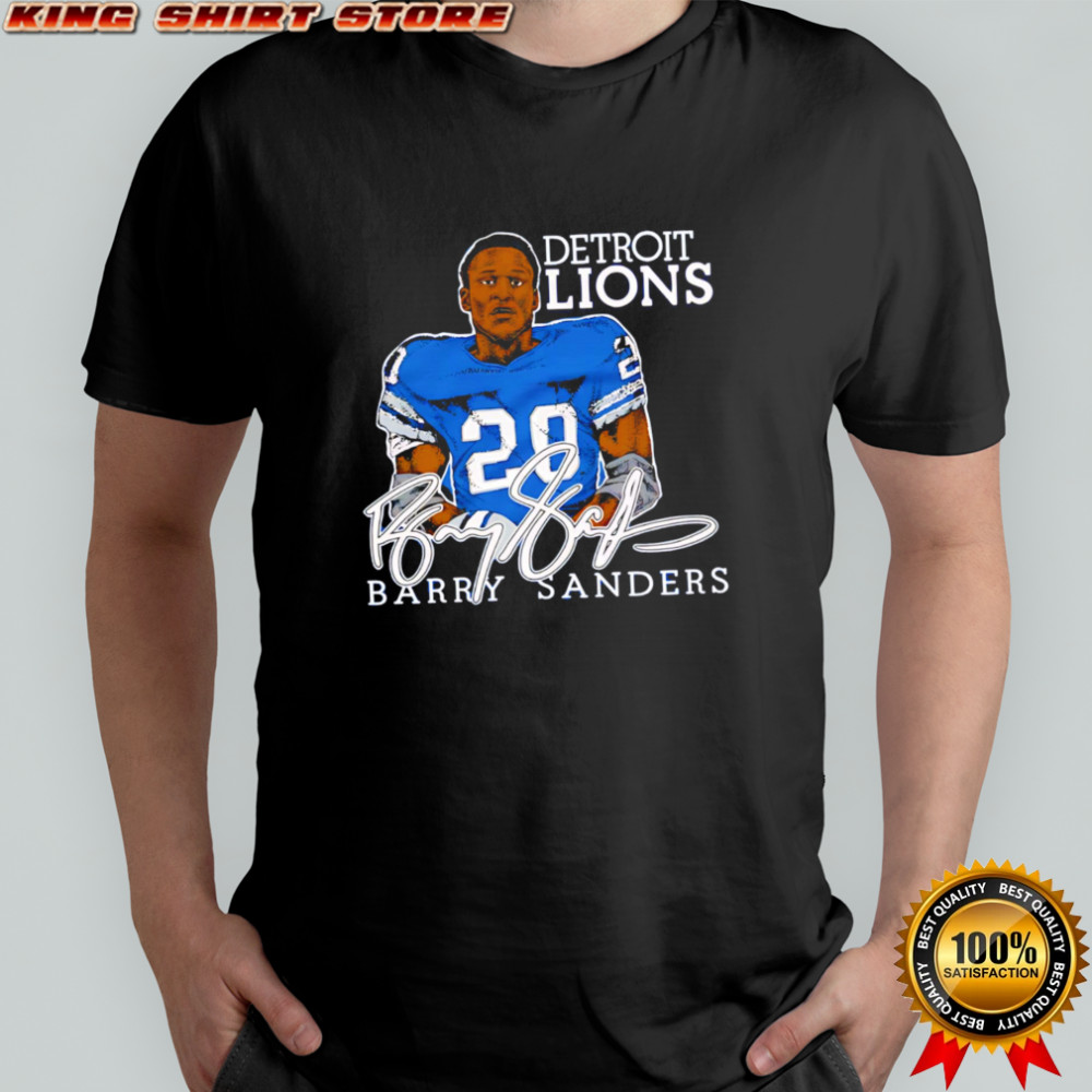Detroit Lions 20 Barry Sanders Football Player shirt