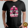 Detroit Lions football pink out tackle breast cancer shirt