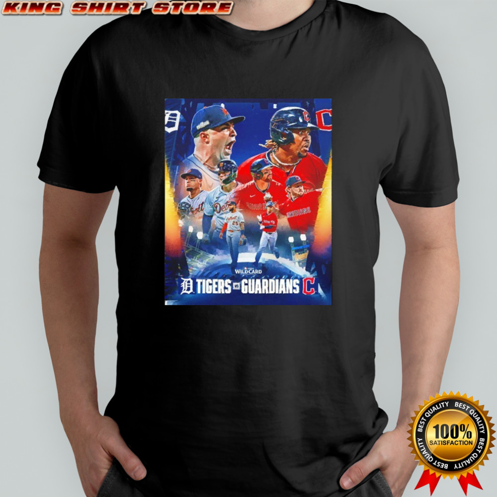 Detroit Tigers vs Cleveland Guardians 2025 wild card postseason shirt