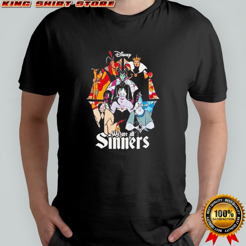 Disney Villains We Are All Sinners T-Shirt