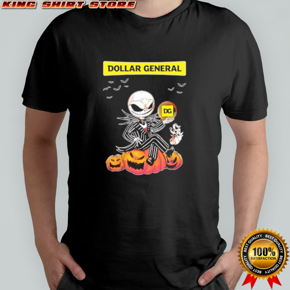 Dollar General Halloween with Jack Skellington shirt