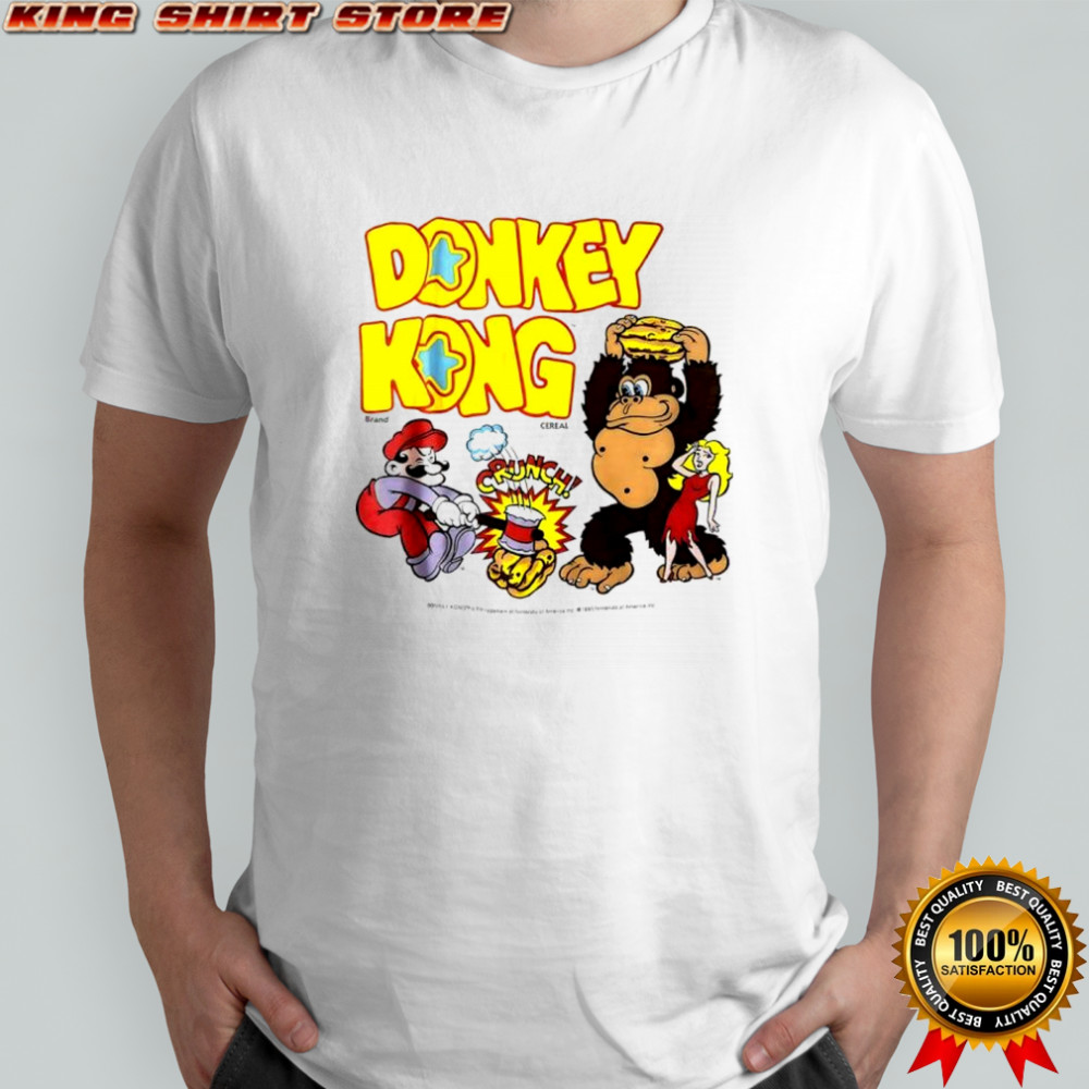 Donkey Kong Cereal vintage shirt