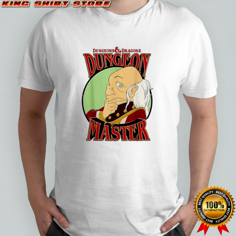 Dung Master Dungeons and Dragons cartoon character shirt