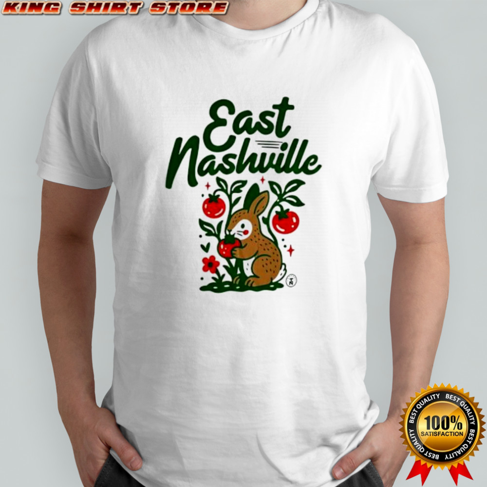 East Nashville Tomato Garden Rabbit shirt