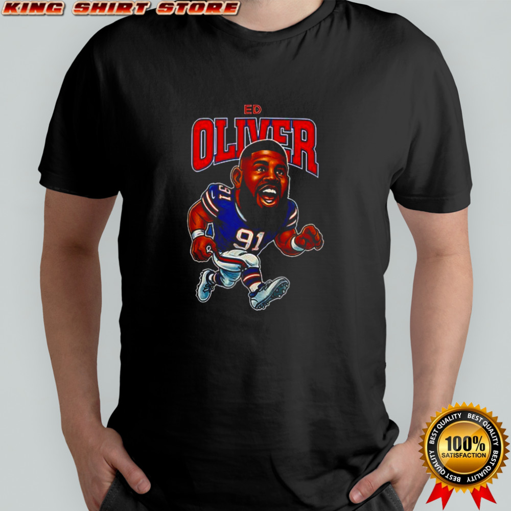 Ed Oliver Football Caricature Cartoon shirt