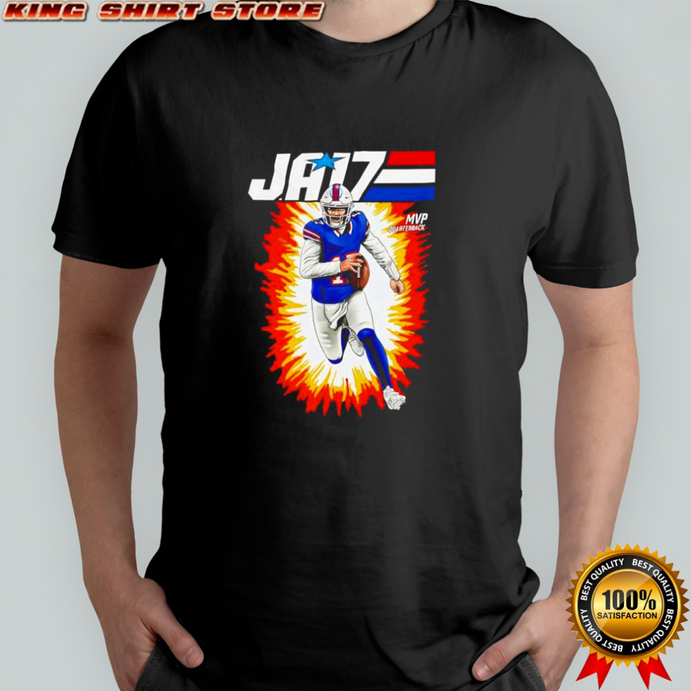 Eric Wood Josh Allen Velveteen Plush Quarter Back shirt