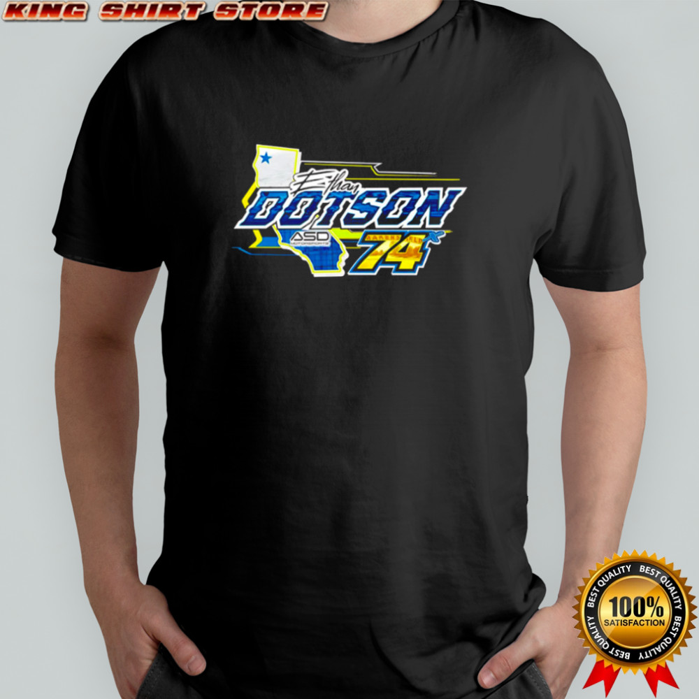 Ethan Dotson Motorsports Bakersfield 74 dirt track racing shirt
