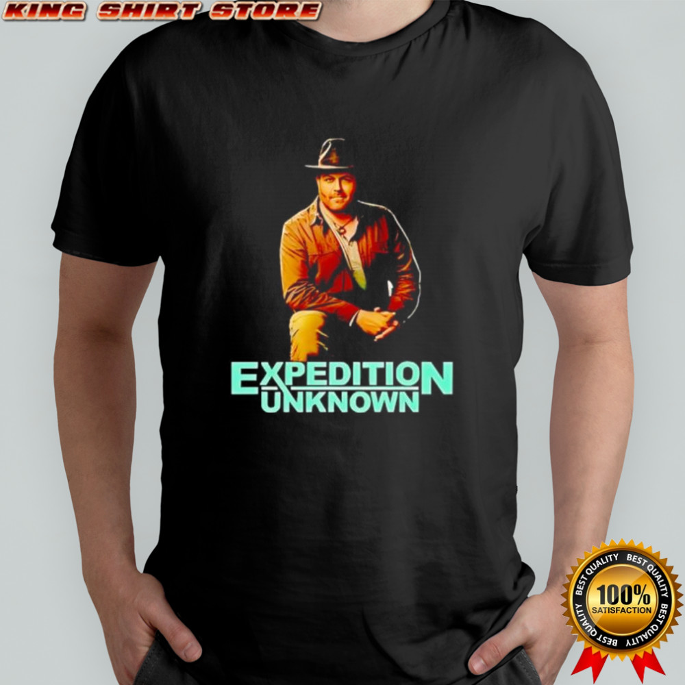 Expedition Unknown host Josh Gates vintage graphic shirt