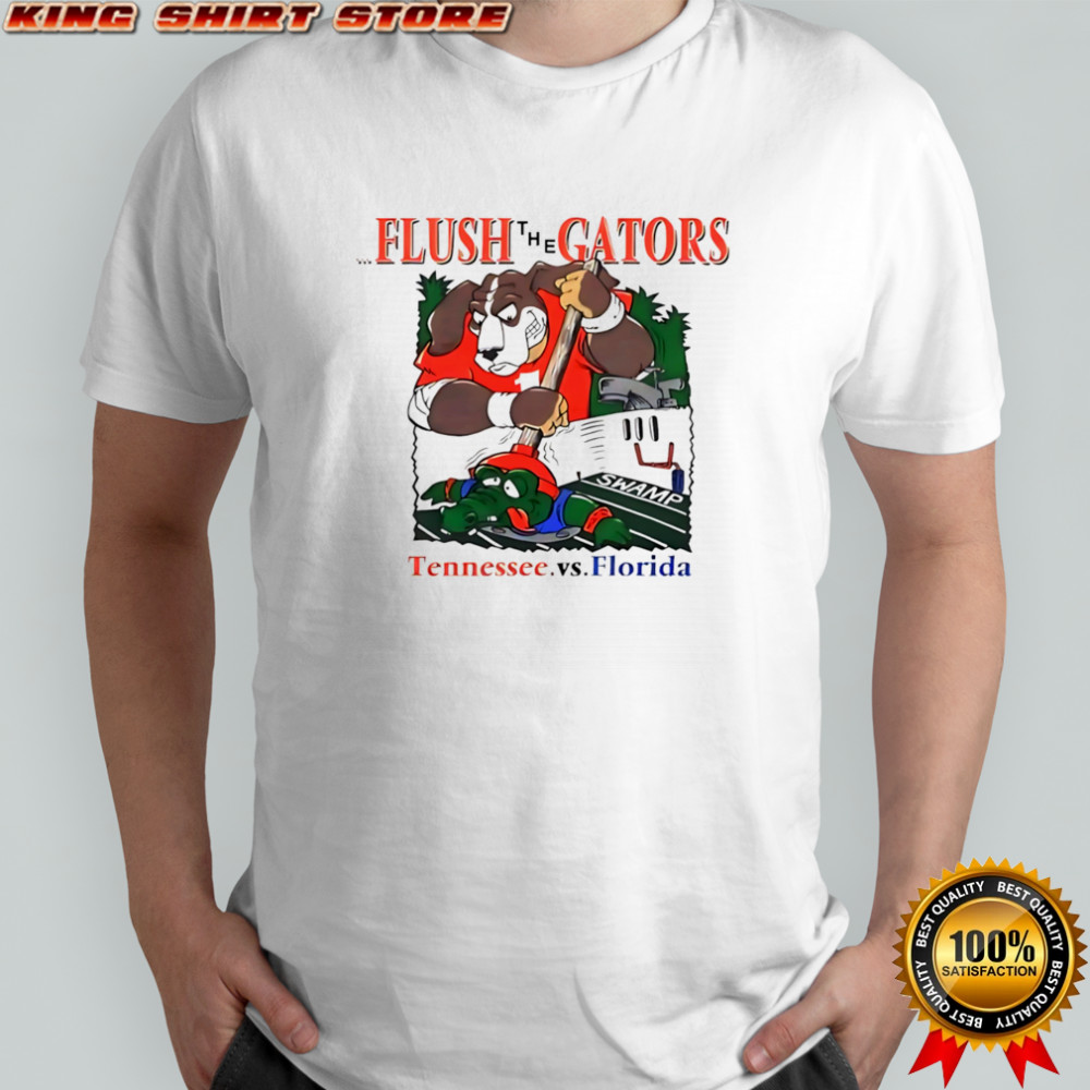 Flush the Gators Tennessee vs Florida shirt
