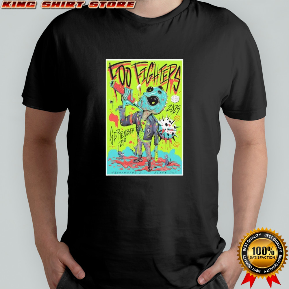 Foo Fighters Sept 21 2025 Washington DC Poste shirt