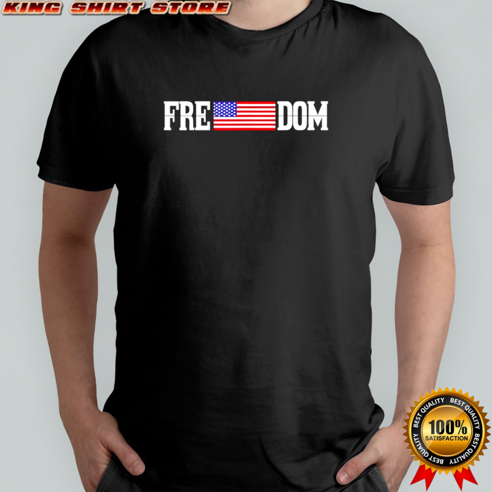 Freedom Freedom USA Flag retro shirt