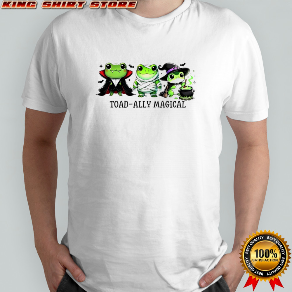Frogs toad ally magical Happy Halloween shirt