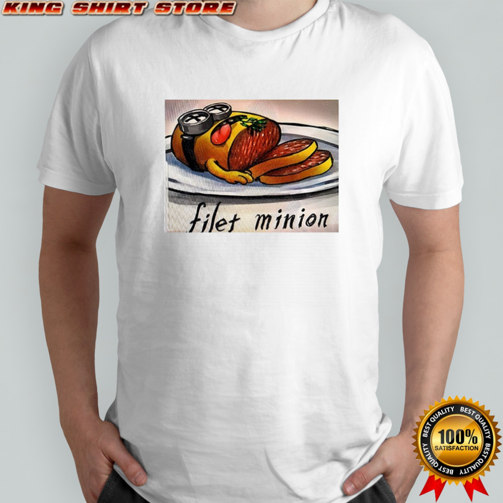 Funny minion steak filet minion meme shirt