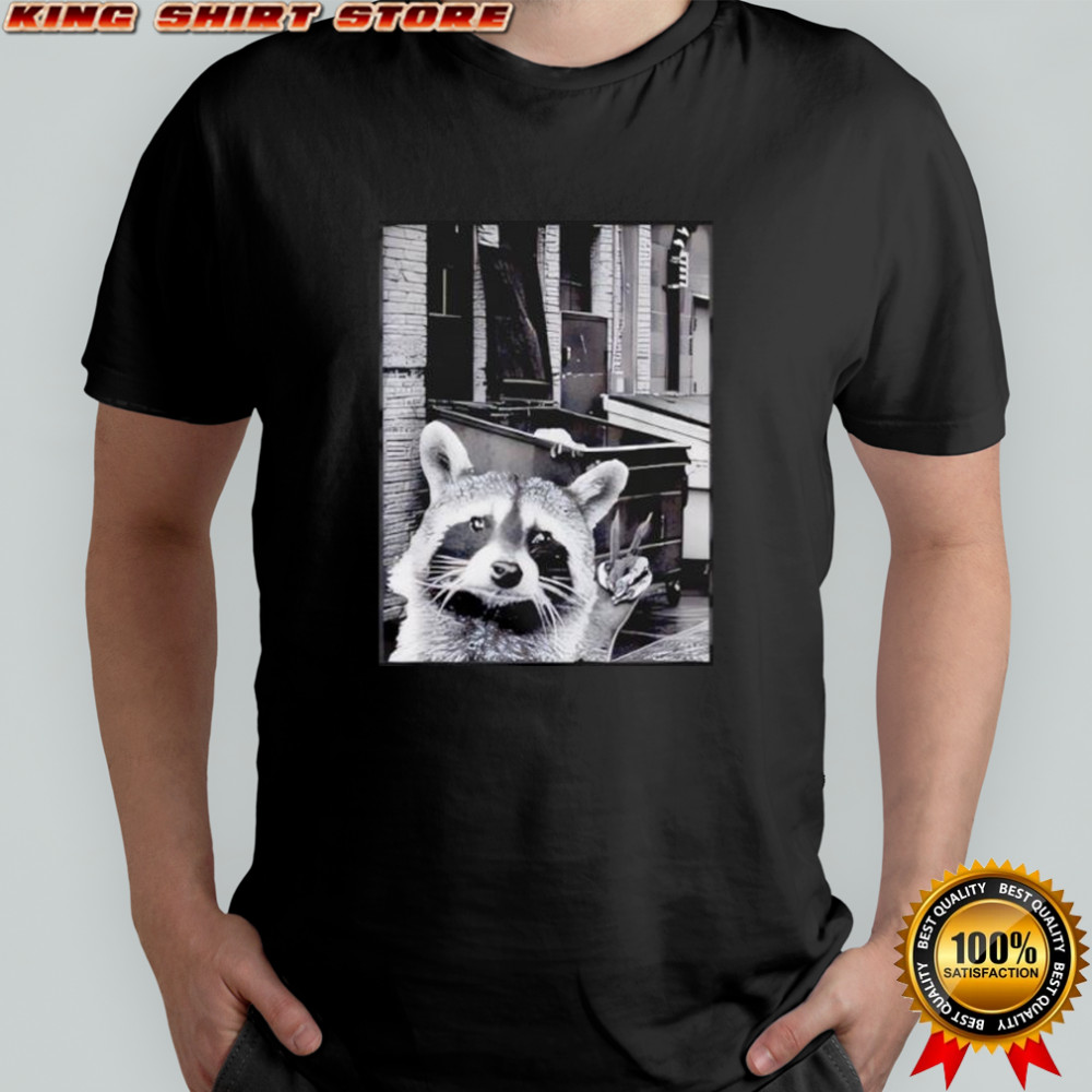 Funny Raccoon Selfie shirt