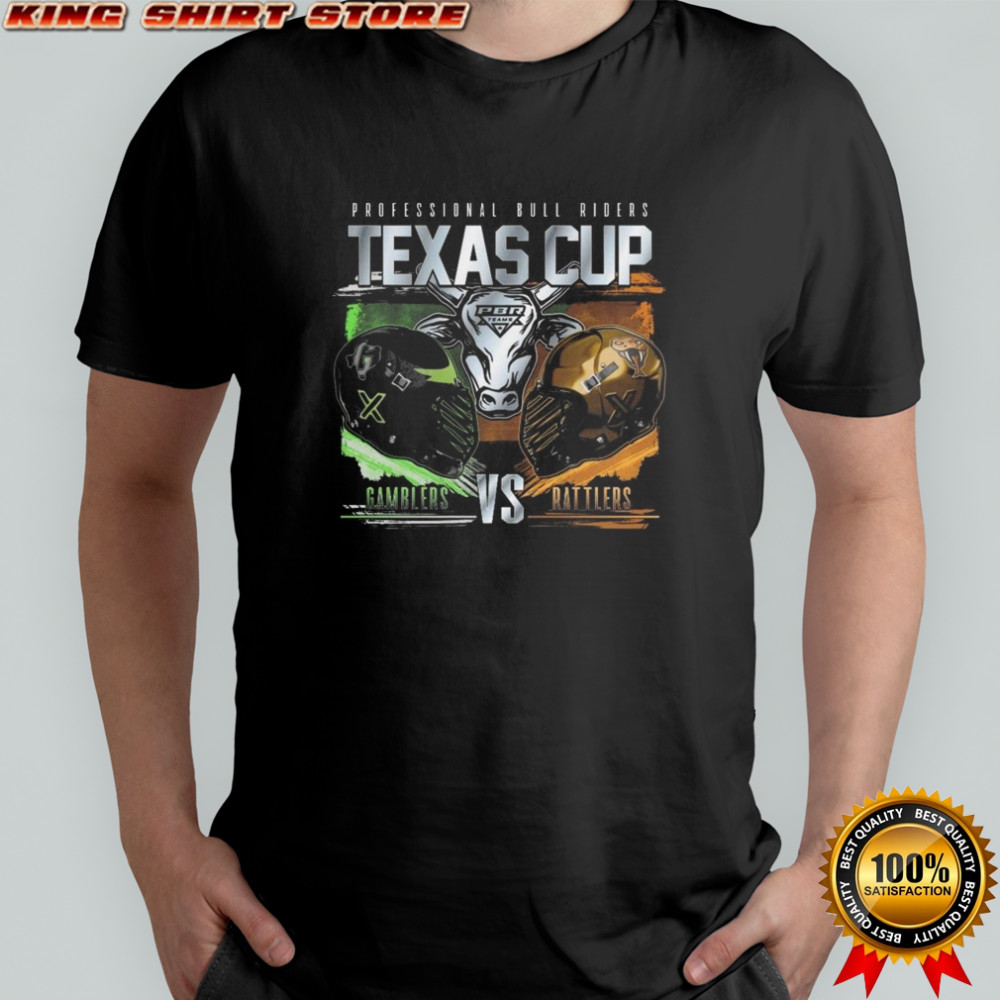 Gamblers vs Rattlers Professional Bull Riders Texas Cup Rivalry Shirt