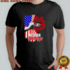 Georgia Bulldogs Fire Dept American Flag shirt