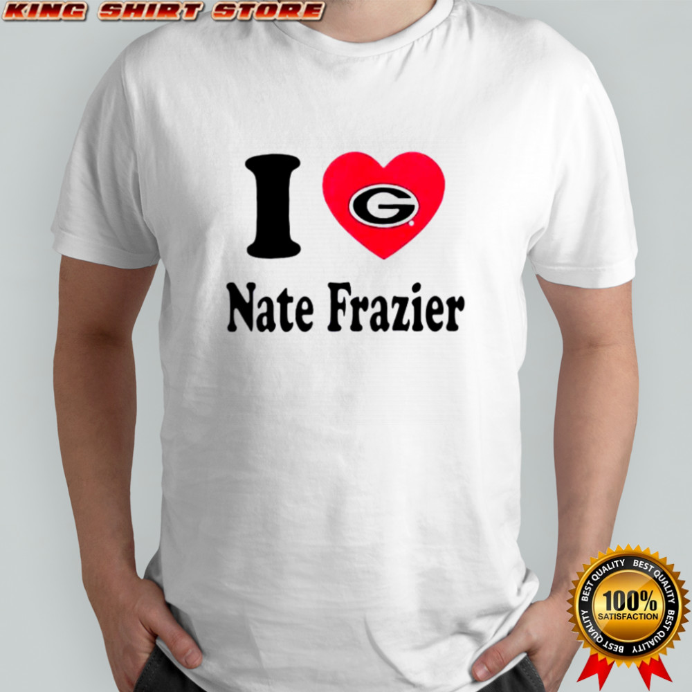 Georgia Bulldogs I Heart Nate Frazier T-Shirt