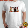 German shepherd Ghost Halloween shirt