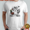 Ghost Raccoon Trick Or Trash Halloween shirt