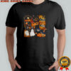 Ghost spooky boo pumpkin Happy Halloween autumn vibes shirt
