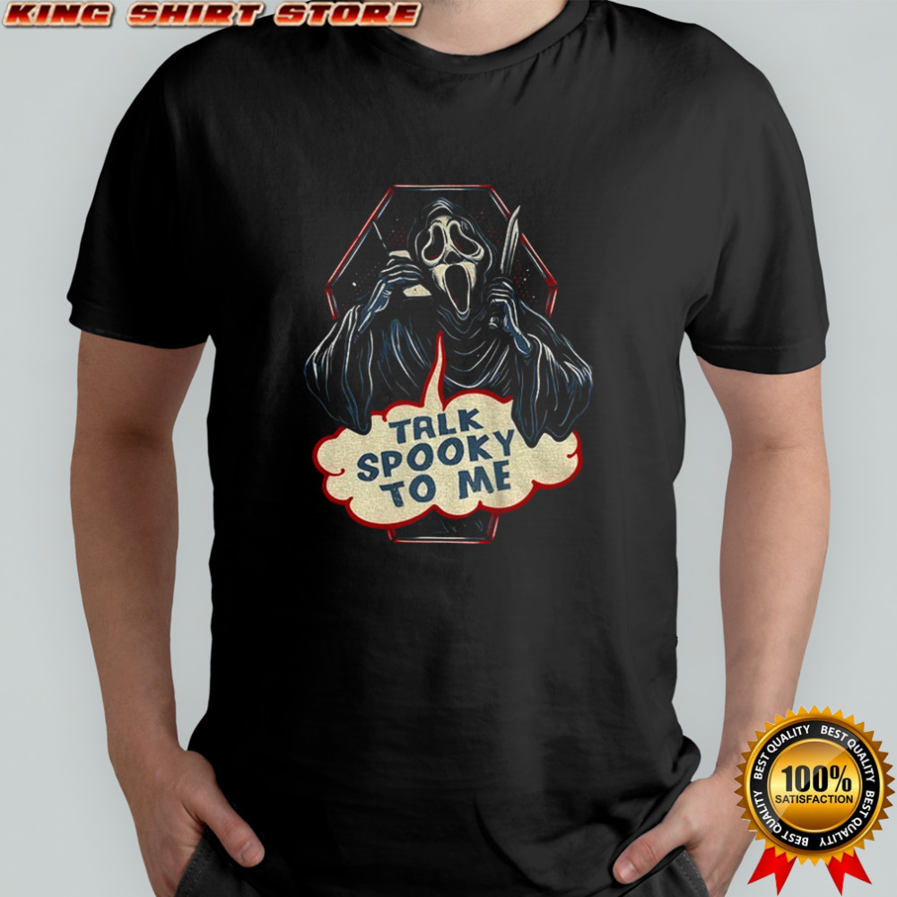 Ghostface talk spooky to me Halloween shirt