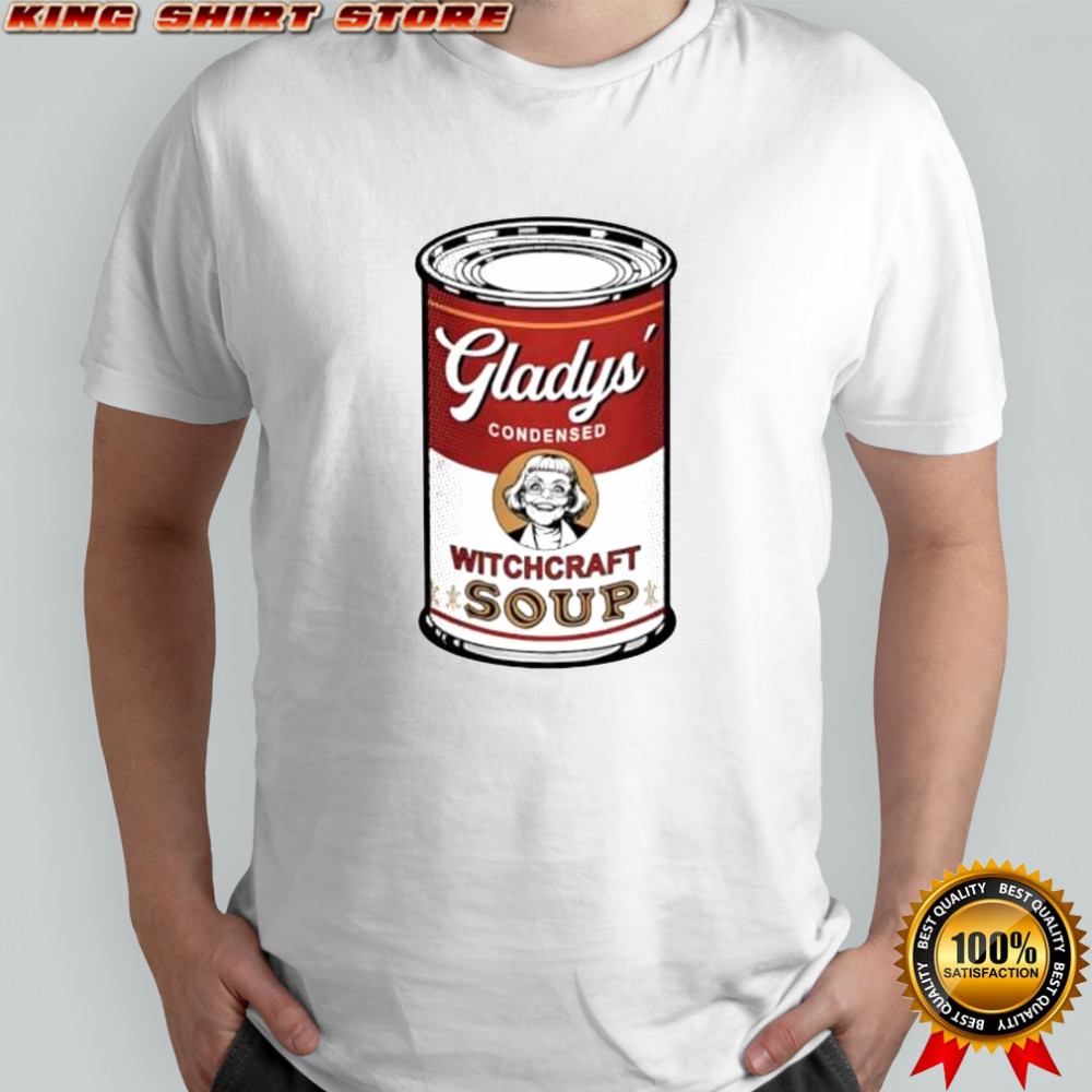 Gladys’ Condensed Witchcraft Soup classic parody art shirt