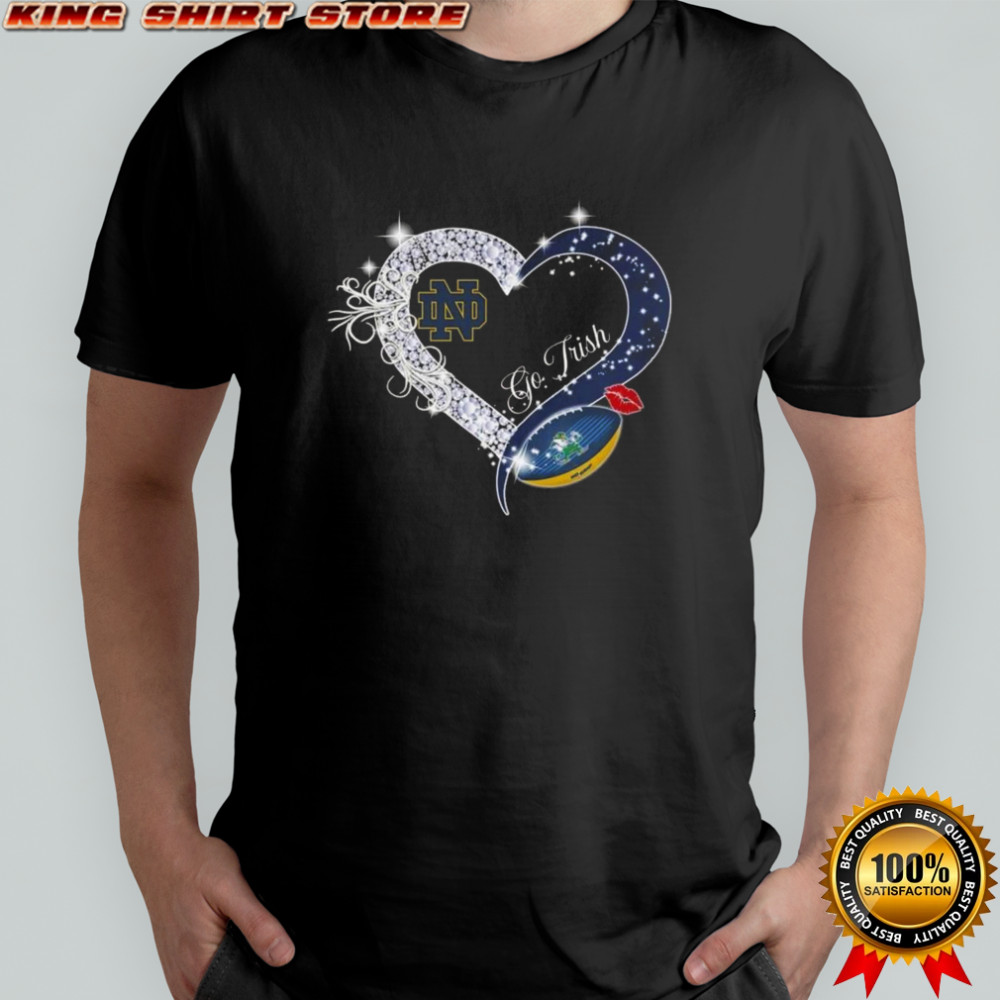 Go Irish Notre Dame Fighting Irish Diamond Hearts 2025 Shirt Go Irish Notre Dame Fighting Irish Diamond Hearts 2025 Shirt