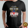 God First Family Second Then Philadelphia Phillies Players Signatures 2025 Shirt