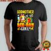 Godmother Of The Bee-Day Girl Cute Bee Honeycomb shirt