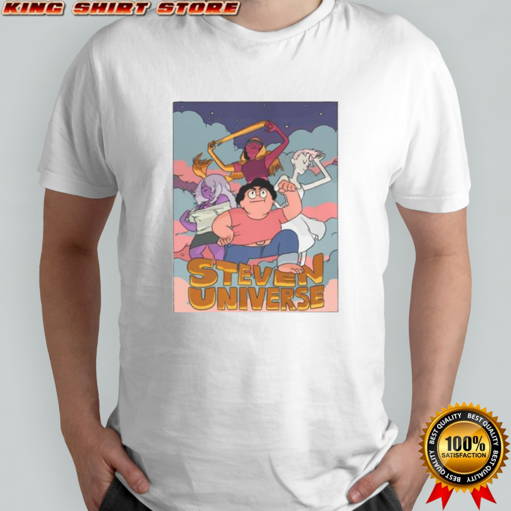 Good Steven Universe Three Magical Guardians Of The Universe And Steven T-Shirt