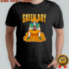 Green Bay Packers Skeleton on a Cheese Pile shirt