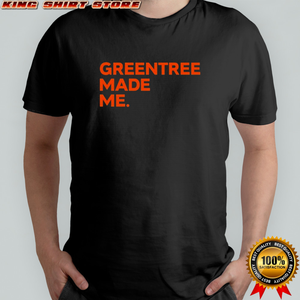 Greentree Made Me Michael Irvin Stephen A Smith Miami Hurricanes Notre Dame Fighting Irish T-Shirt