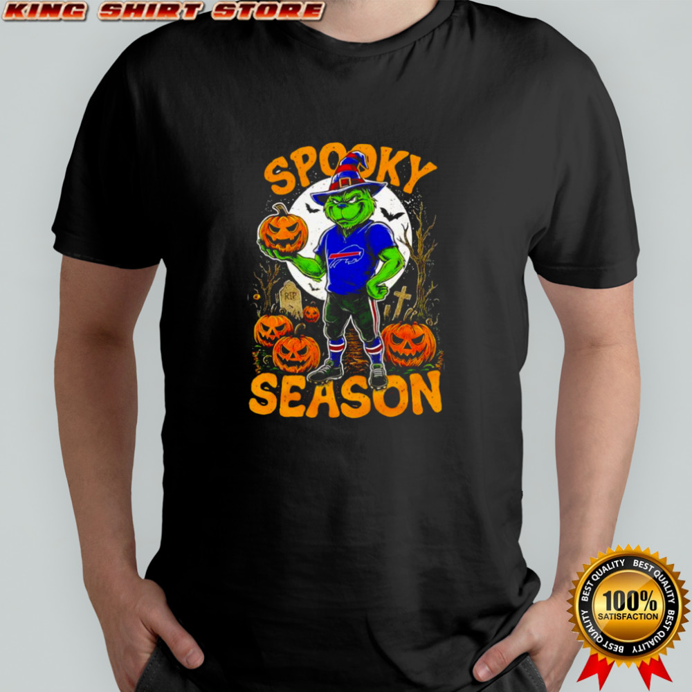 Grinch Buffalo Bills NFL Spooky Season Halloween shirt