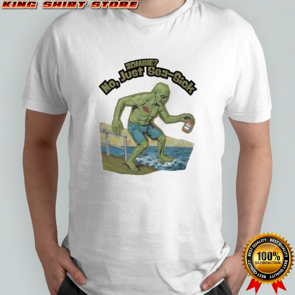 Halloween Cruise ship drinking zombie sea sick classic funny shirt