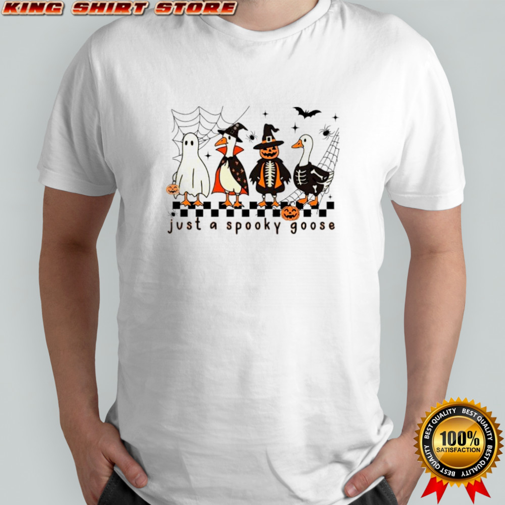 Halloween goose trick or treat goose graphic shirt
